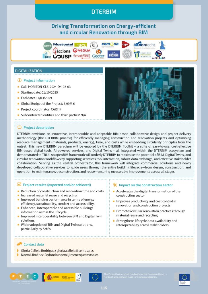DTERBIM on PTEC 2025 Projects Yearbook