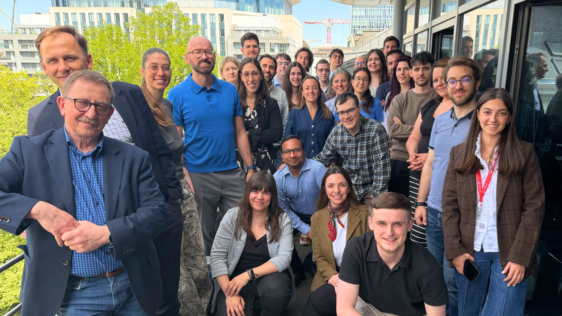 The DTERBIM team at its first periodic meeting in Brussels.